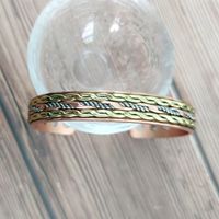 Simple Style Color Block Copper Magnetic Unisex Bangle main image 4