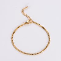 IG Style Casual Simple Style Solid Color 304 Stainless Steel No Inlaid Bracelets In Bulk sku image 3