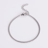 IG Style Casual Simple Style Solid Color 304 Stainless Steel No Inlaid Bracelets In Bulk sku image 1