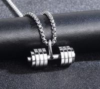 Original Design Geometrisch Titan Stahl Überzug Männer Halskette Mit Anhänger sku image 1