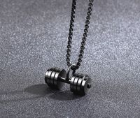 Original Design Geometric Titanium Steel Plating Men's Pendant Necklace sku image 3