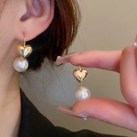 Elegant Vintage Style Geometric Artificial Pearl Alloy Tassel Plating Women's Drop Earrings sku image 6