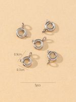 1 Set Stainless Steel Solid Color Basic Modern Style sku image 1