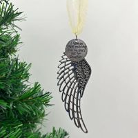Christmas Christmas Wings Alloy Indoor Party Decorative Props sku image 5