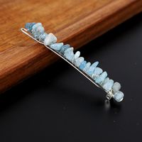 Simple Style Solid Color Rectangle Crystal Hair Clip sku image 3