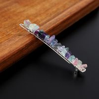 Simple Style Solid Color Rectangle Crystal Hair Clip sku image 10