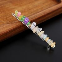 Simple Style Solid Color Rectangle Crystal Hair Clip sku image 18