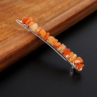 Simple Style Solid Color Rectangle Crystal Hair Clip sku image 8