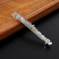 Simple Style Solid Color Rectangle Crystal Hair Clip sku image 2