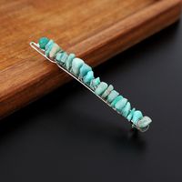 Simple Style Solid Color Rectangle Crystal Hair Clip sku image 21