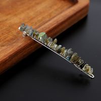 Simple Style Solid Color Rectangle Crystal Hair Clip sku image 31