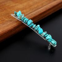 Simple Style Solid Color Rectangle Crystal Hair Clip sku image 30