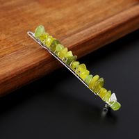 Simple Style Solid Color Rectangle Crystal Hair Clip sku image 35