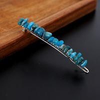 Simple Style Solid Color Rectangle Crystal Hair Clip sku image 6