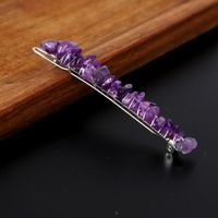 Simple Style Solid Color Rectangle Crystal Hair Clip sku image 9