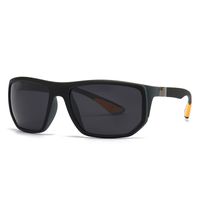 Classic Style Solid Color Pc Square Full Frame Men's Sunglasses sku image 2