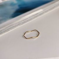 Lady Simple Style Geometric Stainless Steel Rings main image 4