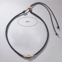 Ethnic Style Necklace Jewelry Moon Stone Pendant Jewelry Men's Necklace Wholesale sku image 2