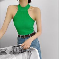 Women's Bodysuits Bodysuits Rib-knit Sexy Solid Color main image 3