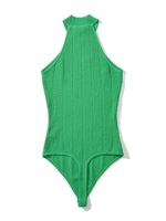 Women's Bodysuits Bodysuits Rib-knit Sexy Solid Color sku image 4