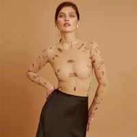 Women's Bodysuits Bodysuits Printing Sexy Geometric main image 5