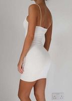 Women's Strap Dress Sexy Sleeveless Solid Color Above Knee Daily Street main image 4