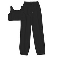 Women's Casual Sports Solid Color Polyester Pants Sets main image 3