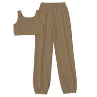Women's Casual Sports Solid Color Polyester Pants Sets main image 2