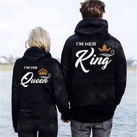 Mujeres Hombres Manga Larga Sudaderas Con Capucha Y Sudaderas Impresión Casual Letra main image 2