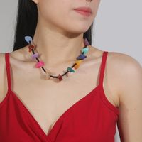 Retro Irregular Plastic/resin Beaded Women's Necklace main image 5