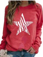 Women's Hoodie Long Sleeve Hoodies & Sweatshirts Printing Casual Star main image 5