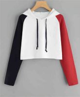 Women's Hoodie Long Sleeve Hoodies & Sweatshirts Casual Color Block sku image 16