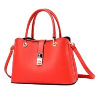 Women's Large All Seasons Pu Leather Classic Style Handbag sku image 5