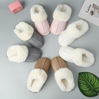 Women's Casual Solid Color Round Toe Cotton Slippers main image 1