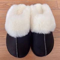 Women's Casual Solid Color Round Toe Cotton Slippers sku image 19