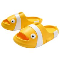 Unisex Cute Simple Style Animal Clownfish Solid Color Round Toe Slides Slippers main image 2