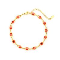 Modern Style Eye 304 Stainless Steel Plating None 18K Gold Plated Women's Anklet main image 3
