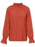 Women's Blouse Long Sleeve Blouses Simple Style Solid Color main image 3