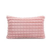 Fashion Plaid Solid Color Plush Pillow Cases sku image 8