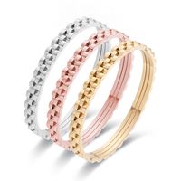 Lady Solid Color Stainless Steel Bangle In Bulk main image 1