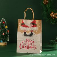 Christmas Simple Style Santa Claus Letter Kraft Paper Daily Gift Wrapping Supplies sku image 13