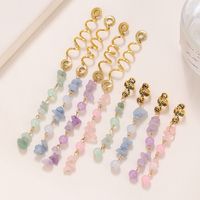 Modern Style Solid Color Alloy Plating Hair Clip main image 3