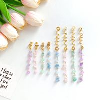 Modern Style Solid Color Alloy Plating Hair Clip main image 4