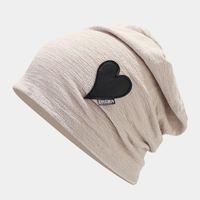 Women's Elegant Simple Style Letter Heart Shape Beanie Hat sku image 2