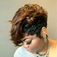 Women's Punk Carnival High Temperature Wire Short Curly Hair Wigs sku image 5