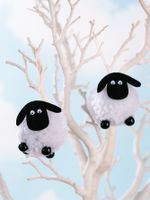 Christmas Sheep Polyester Party Hanging Ornaments sku image 1