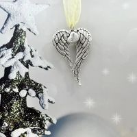 Christmas Christmas Heart Shape Wings Alloy Indoor Party Inside The Car Decorative Props sku image 21