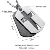 Simple Style Solid Color Stainless Steel Patchwork Necklace sku image 4