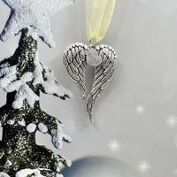 Christmas Christmas Heart Shape Wings Alloy Indoor Party Inside The Car Decorative Props sku image 24