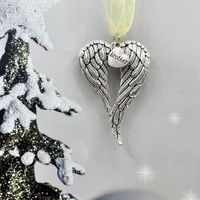 Christmas Christmas Heart Shape Wings Alloy Indoor Party Inside The Car Decorative Props sku image 15